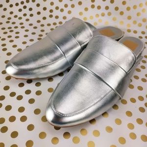 DOLCE VITA silver slipper shoes